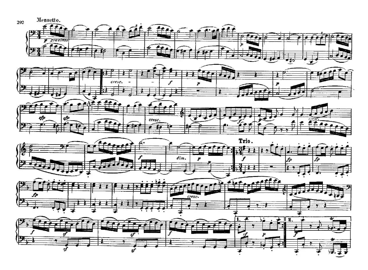 String Quartet No.9 in C Major Op.59-3 - 4 Hands（C大调第九弦乐四重奏·四手联弹）