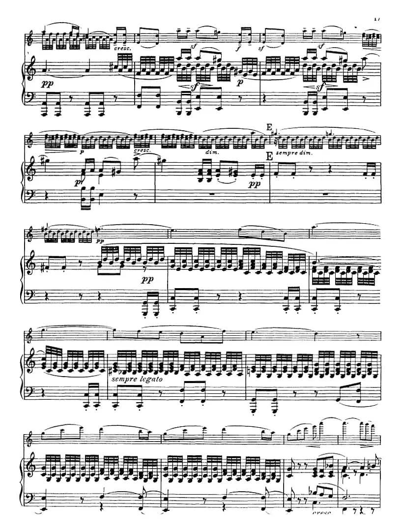 E小调协奏曲（Op.64）（小提琴+钢琴）