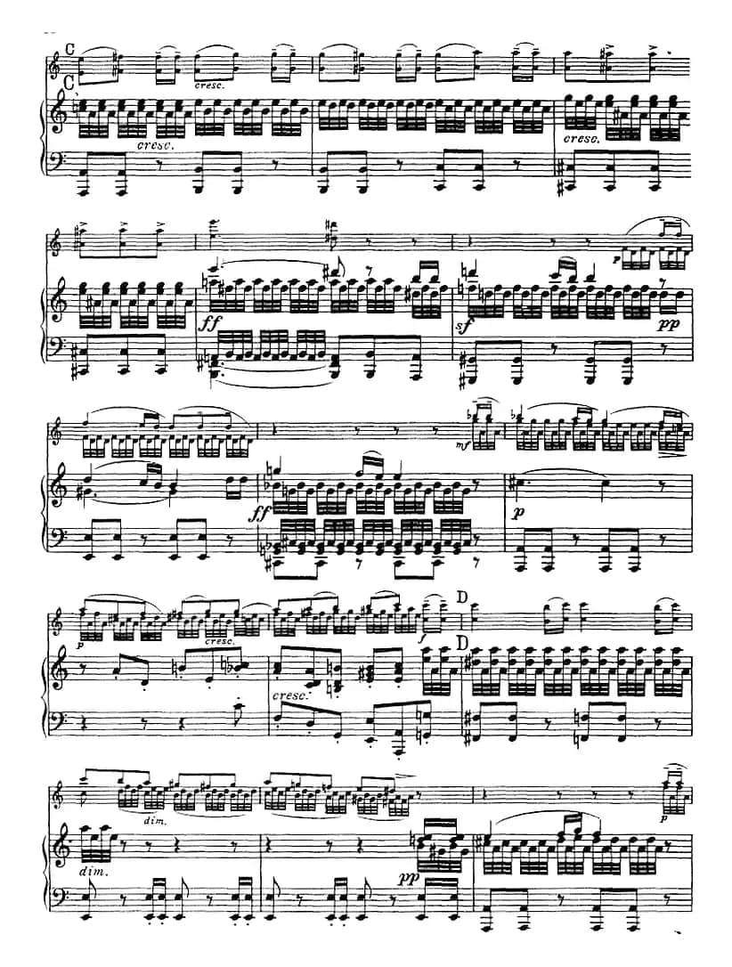 E小调协奏曲（Op.64）（小提琴+钢琴）