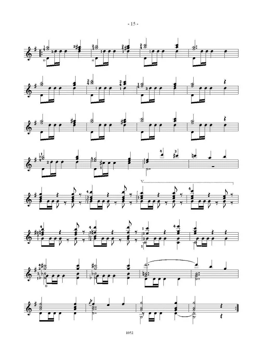 索尔·克斯特26首练习曲之6——10