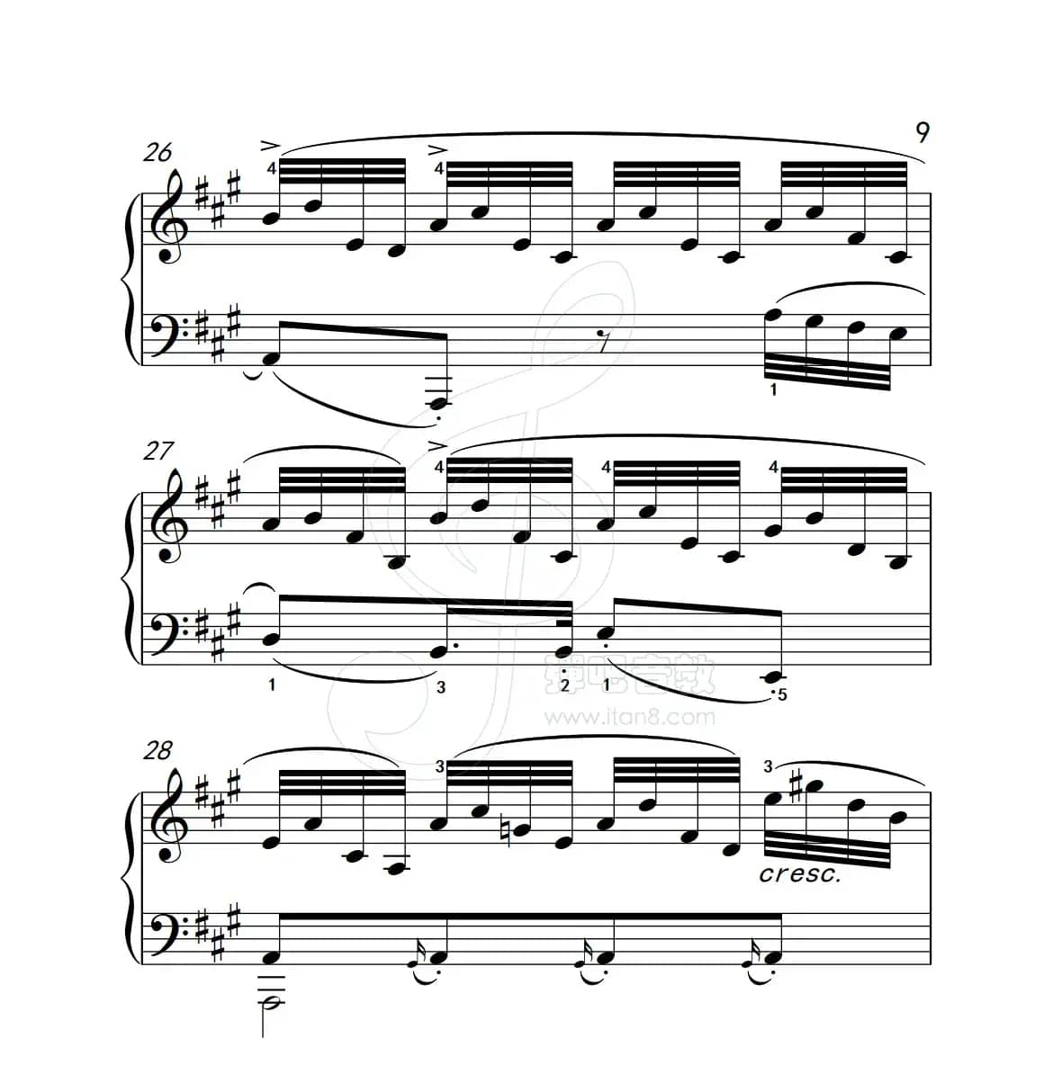 练习曲 38（克拉莫钢琴练习曲60首）