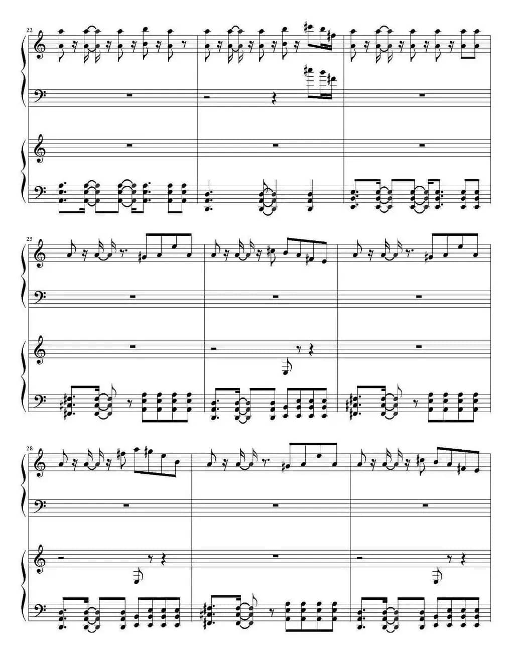 Colors （四手联弹）