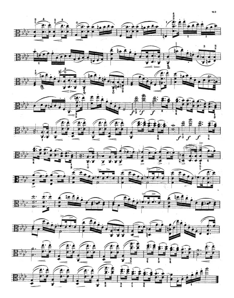 克莱采尔《中提琴练习曲40首》（ETUDE 33-35）