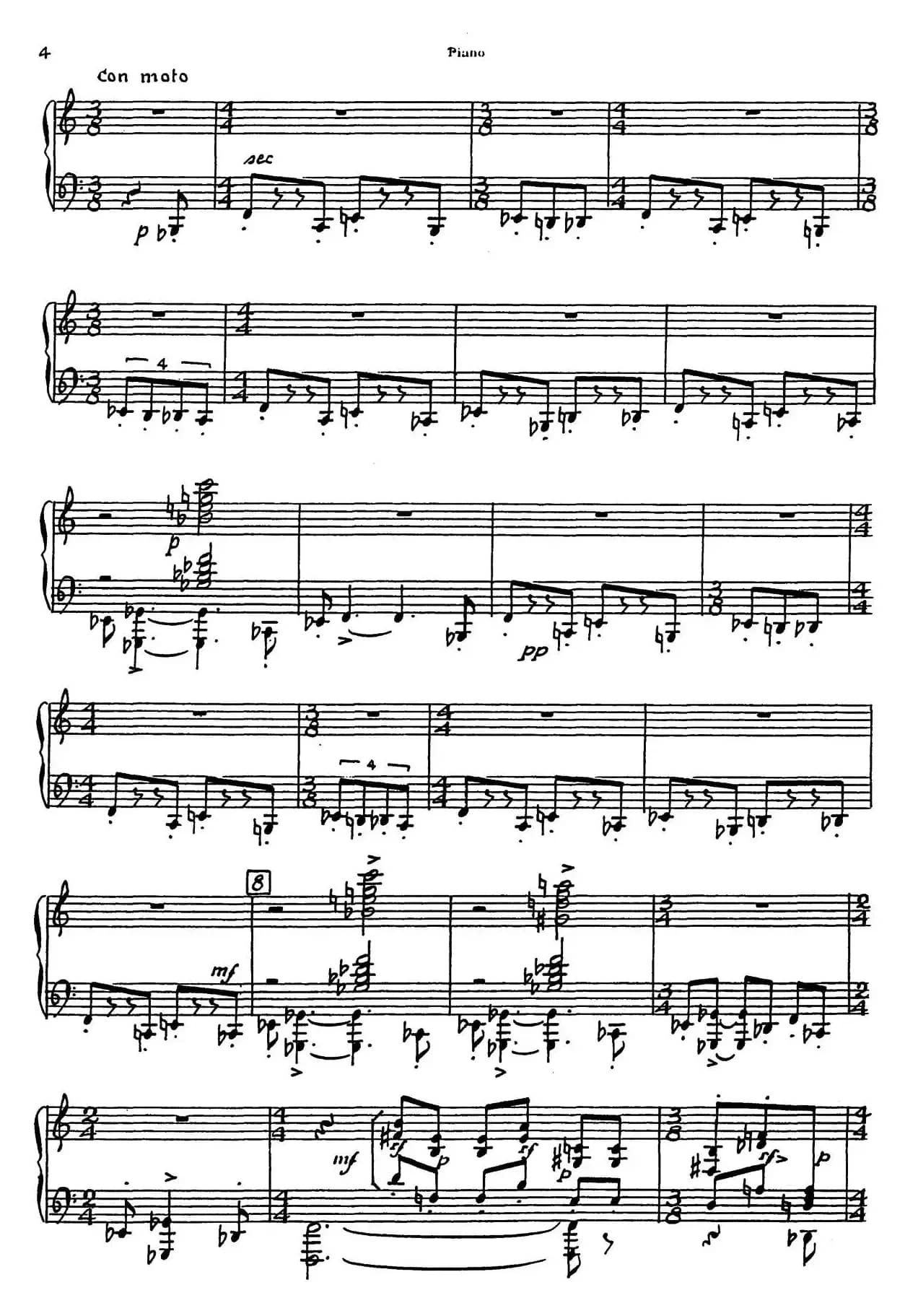 Nonetto（钢琴分谱）