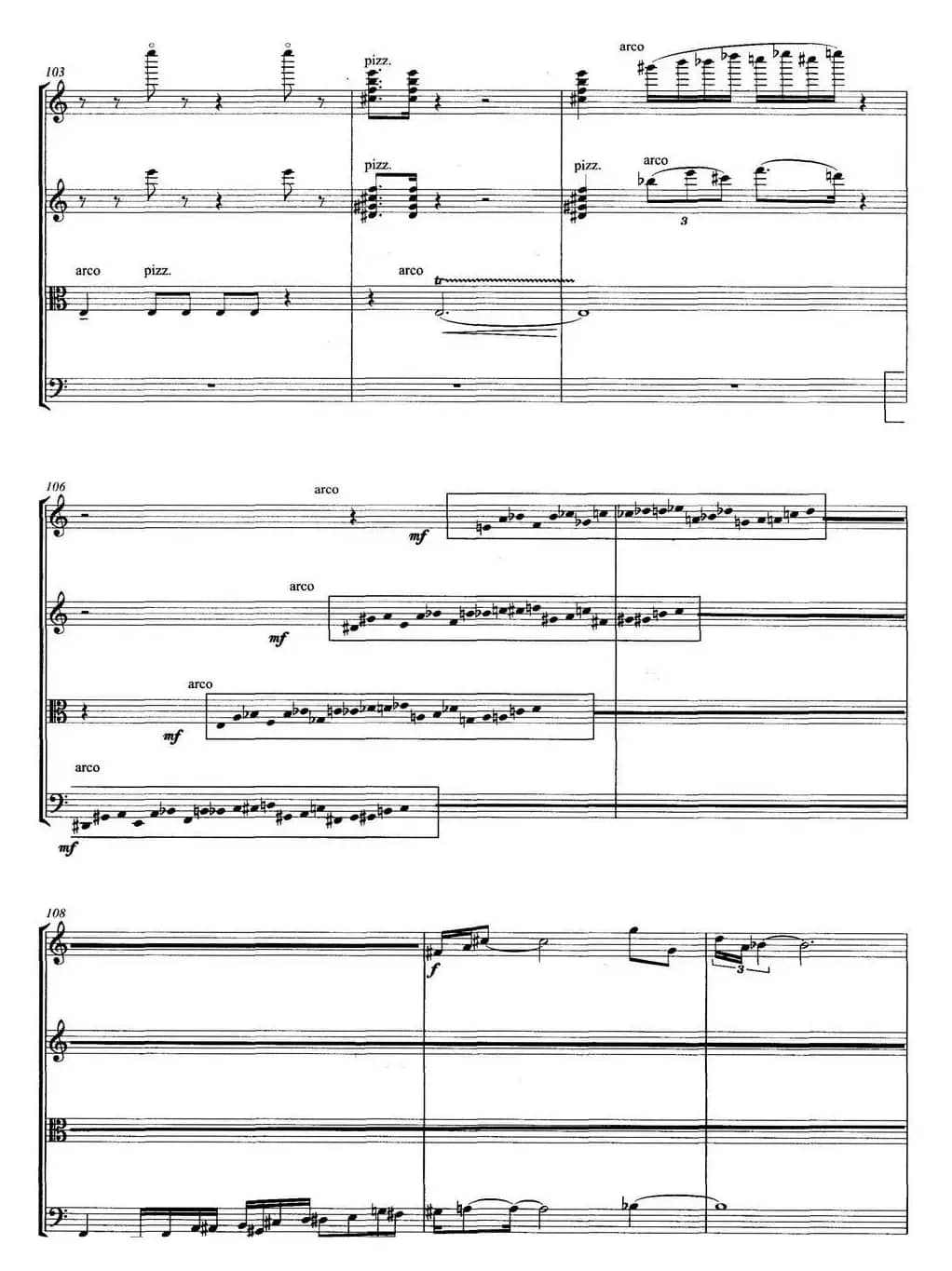 啐啄（弦乐四重奏）