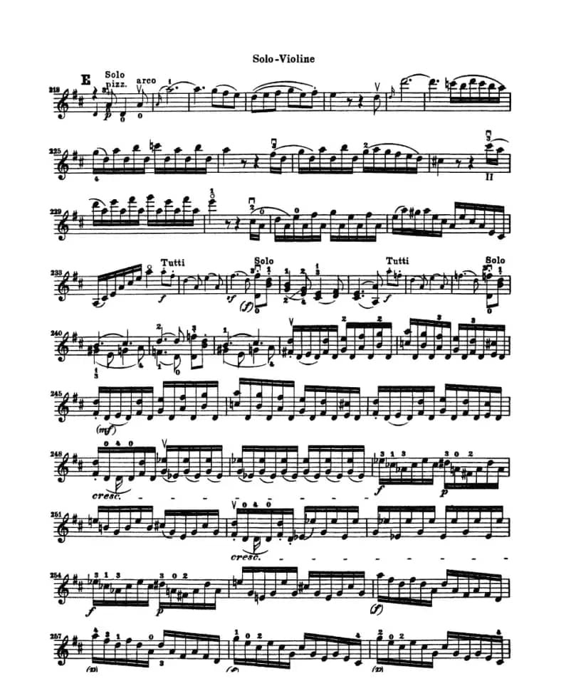 Konzert fur Violine（贝多芬小提琴协奏曲）