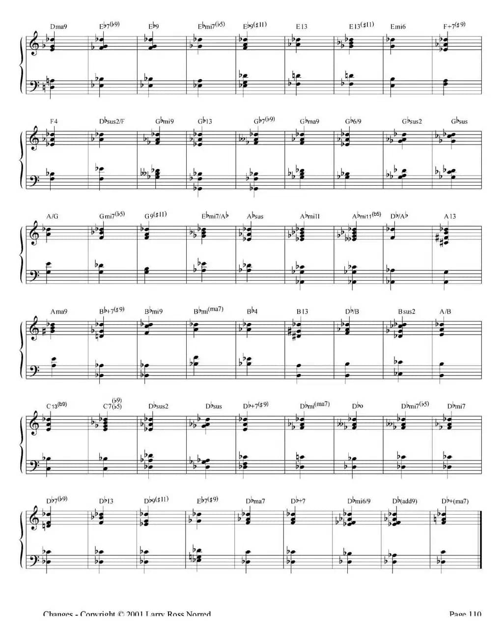 Changes（爵士乐和弦教材）（P101-125）