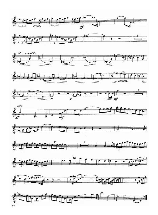 小号考级三级乐曲8首