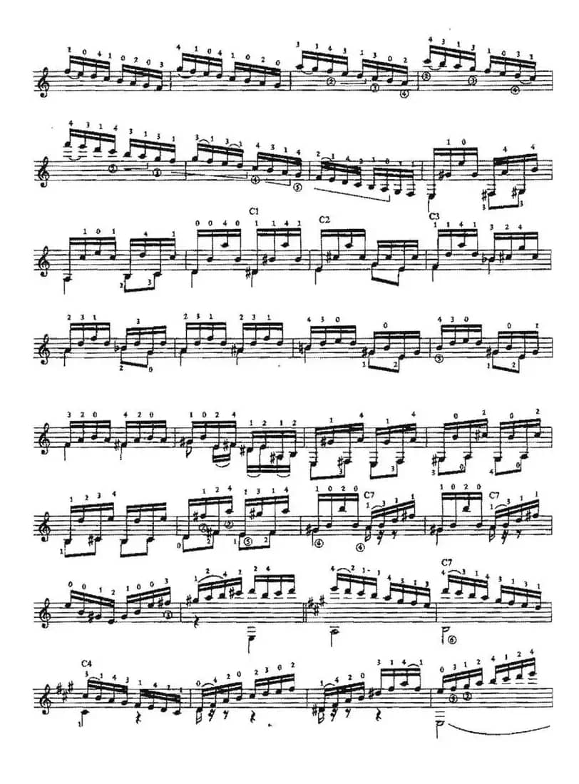 Estudio(古典吉他)