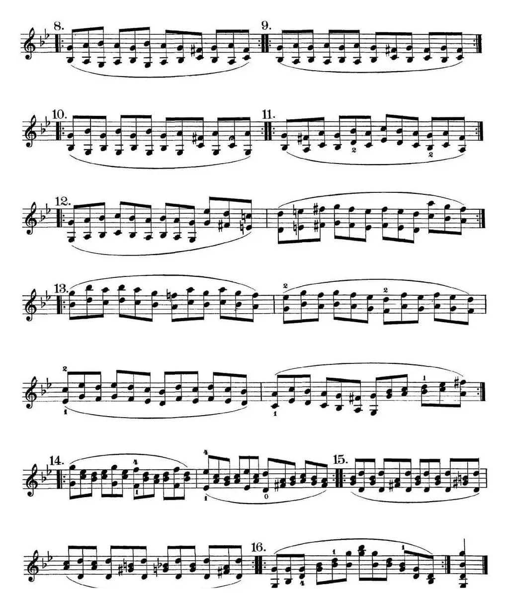 史拉迪克小提琴技术练习 第2册（Ⅸ）