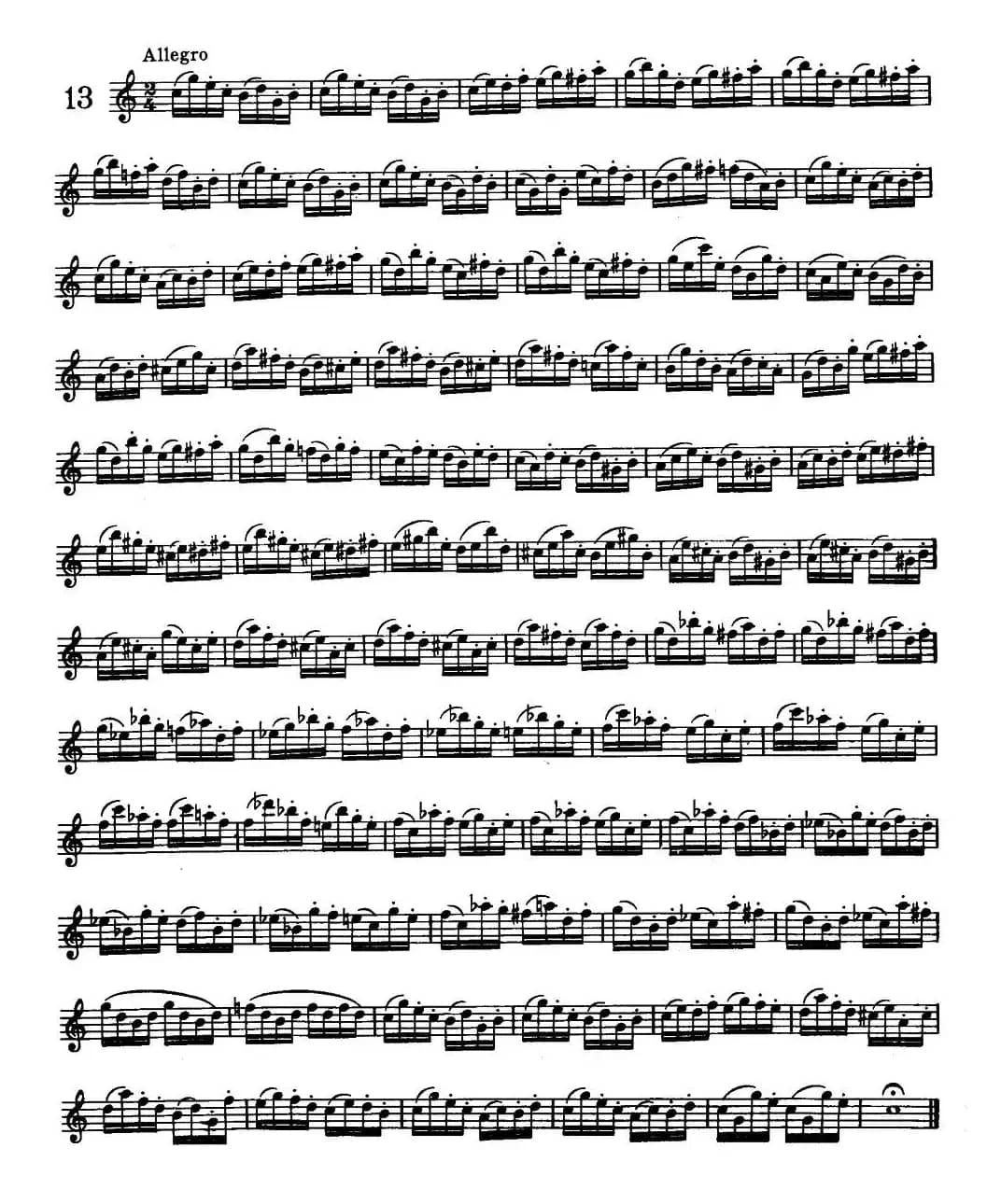 25 Daily Exercices for Saxophone（9—17）