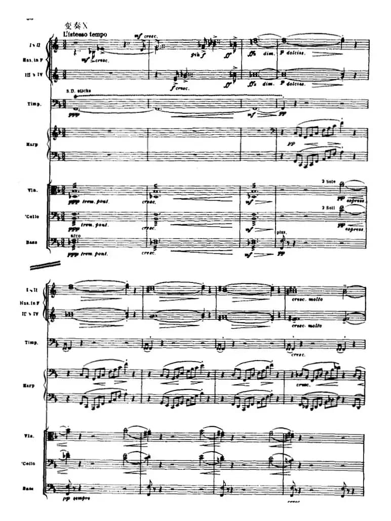 浦塞尔主题变奏与赋格曲（P31-P65）（管弦乐队总谱）