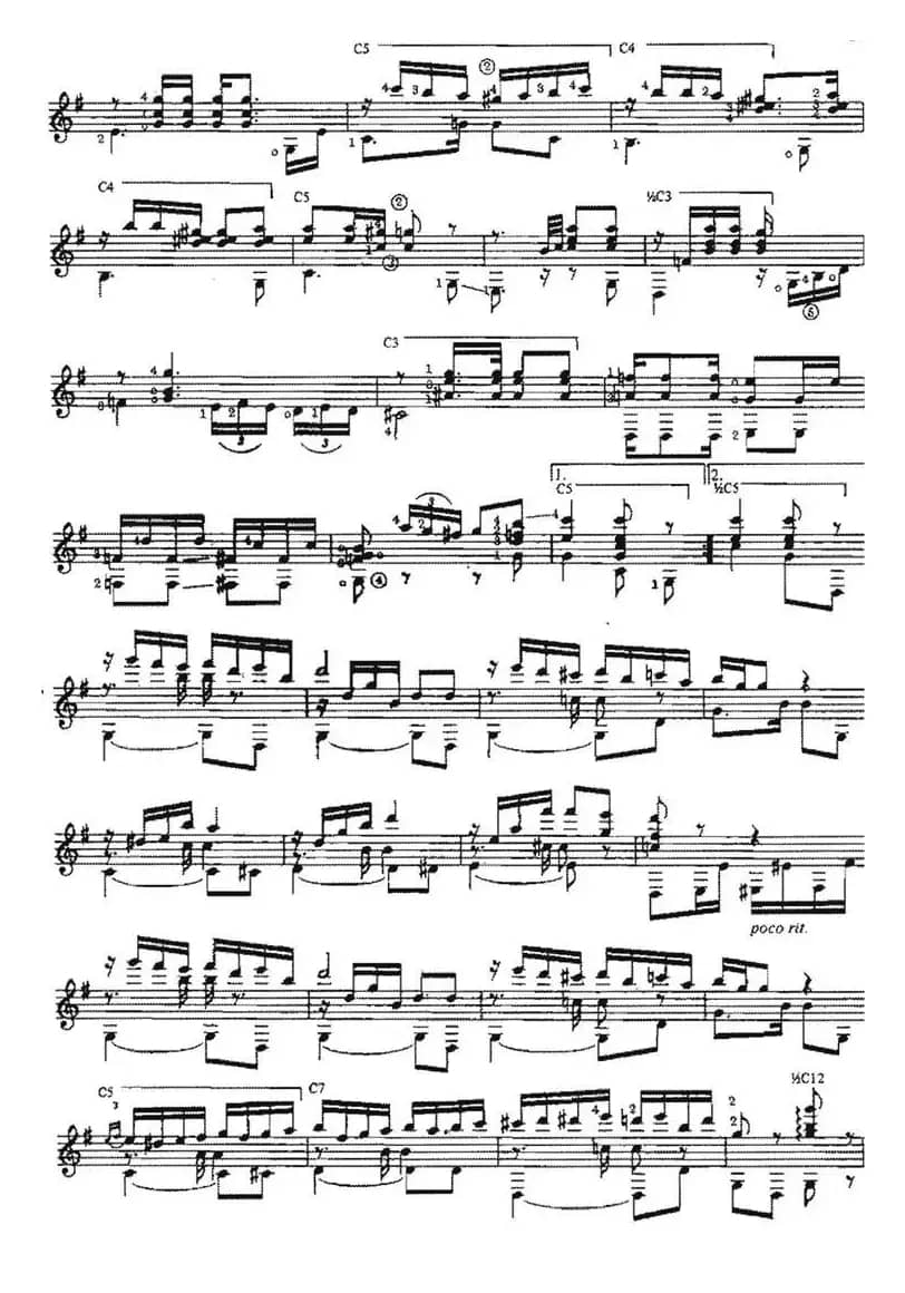 Tango No.2（古典吉他）