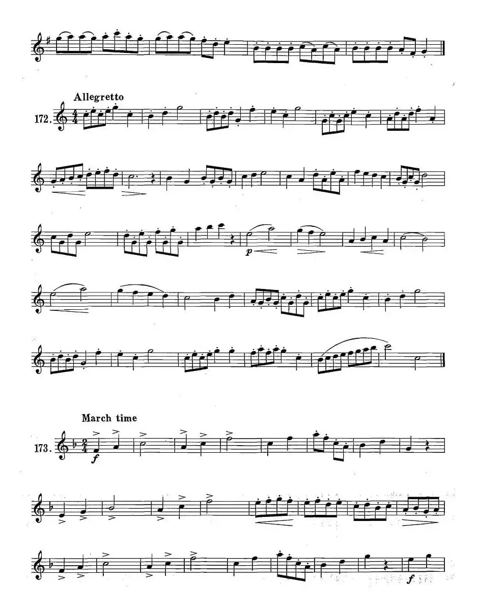 萨克斯练习曲合集（1—28）断音练习