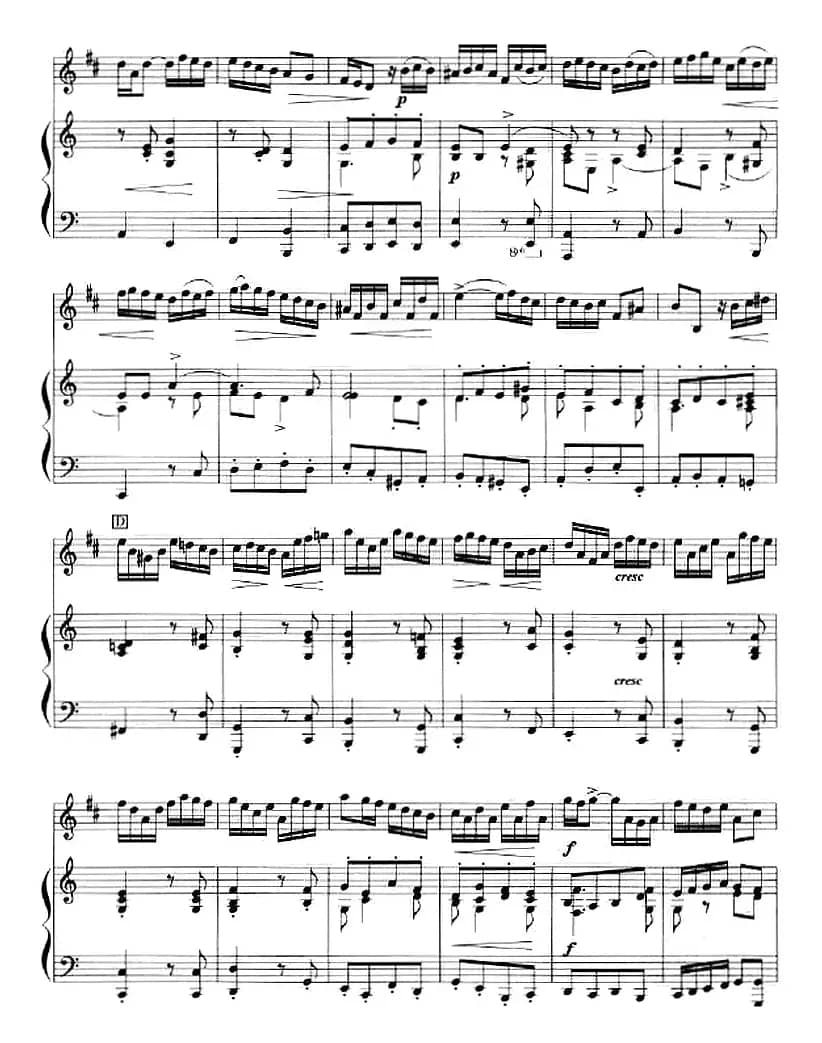 奏鸣曲第六首（小号+钢琴伴奏）