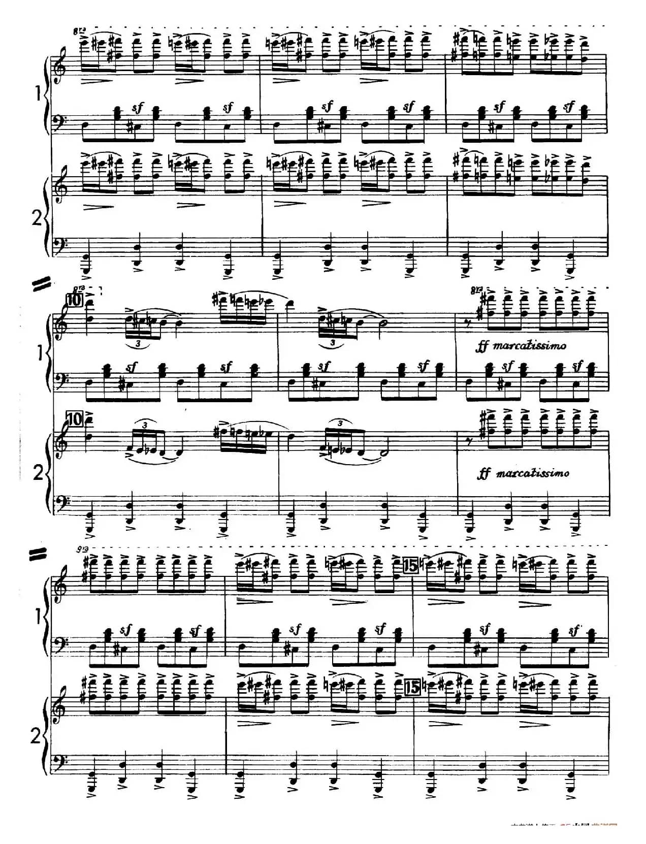 Sabre Dance（马刀舞曲）（双钢琴版）