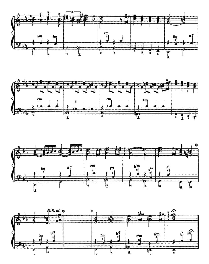 手风琴爵士乐曲：Cynthia 月亮女神-新萨亚