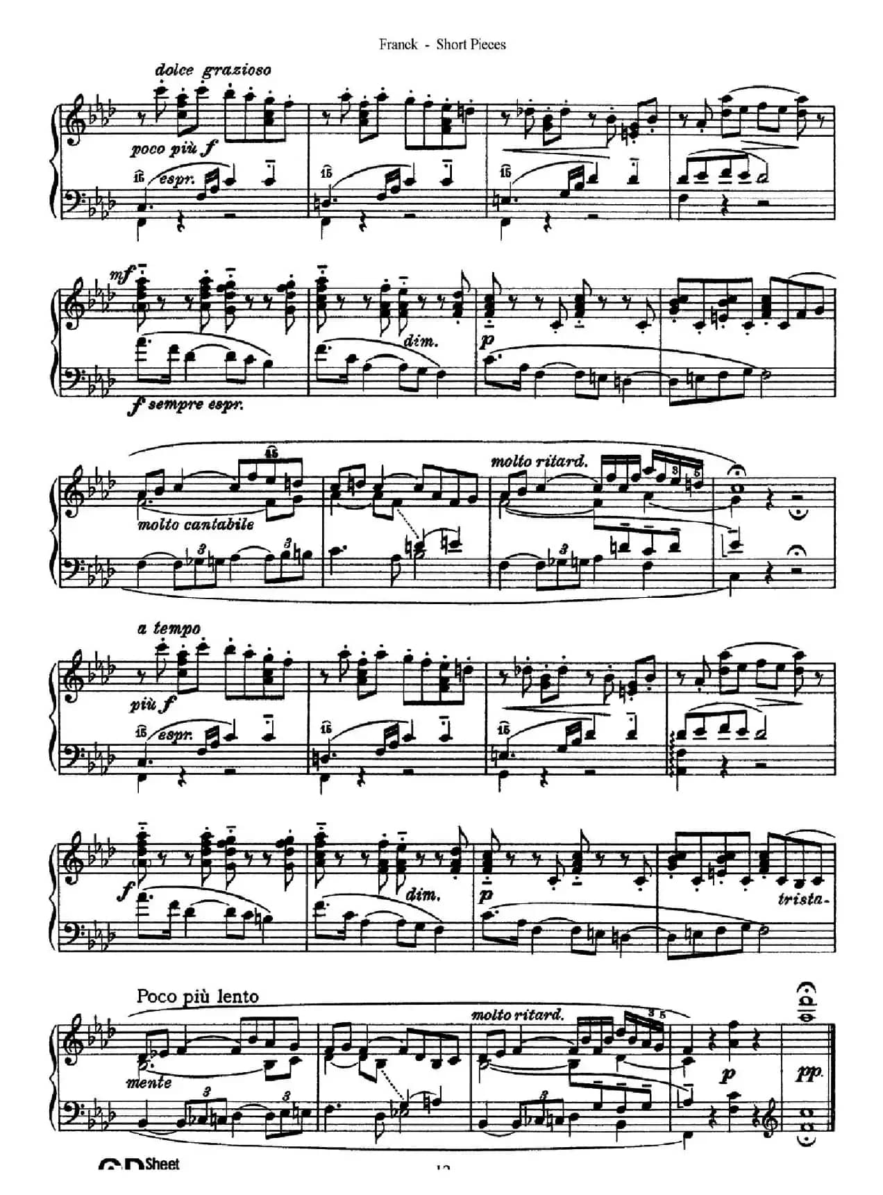 18 Short Pieces（18首小品·Ⅹ）