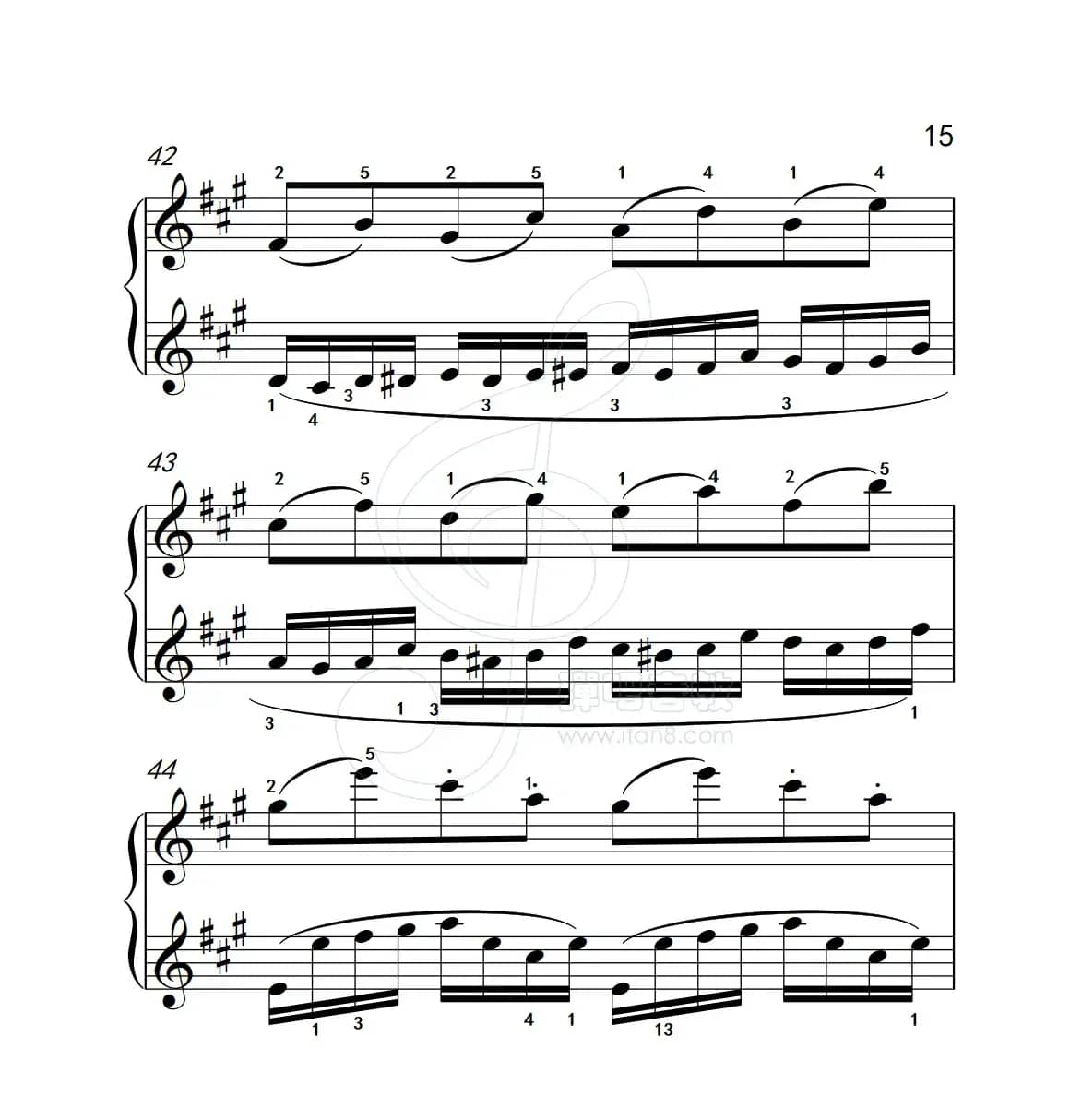 练习曲 40（克拉莫钢琴练习曲60首）