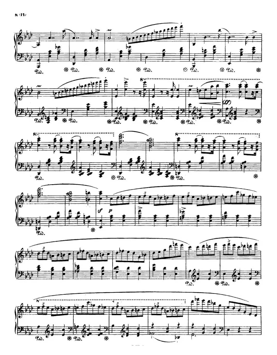 Valse brillante Op34 No1（降A大调华丽圆舞曲Op.34-1 ）