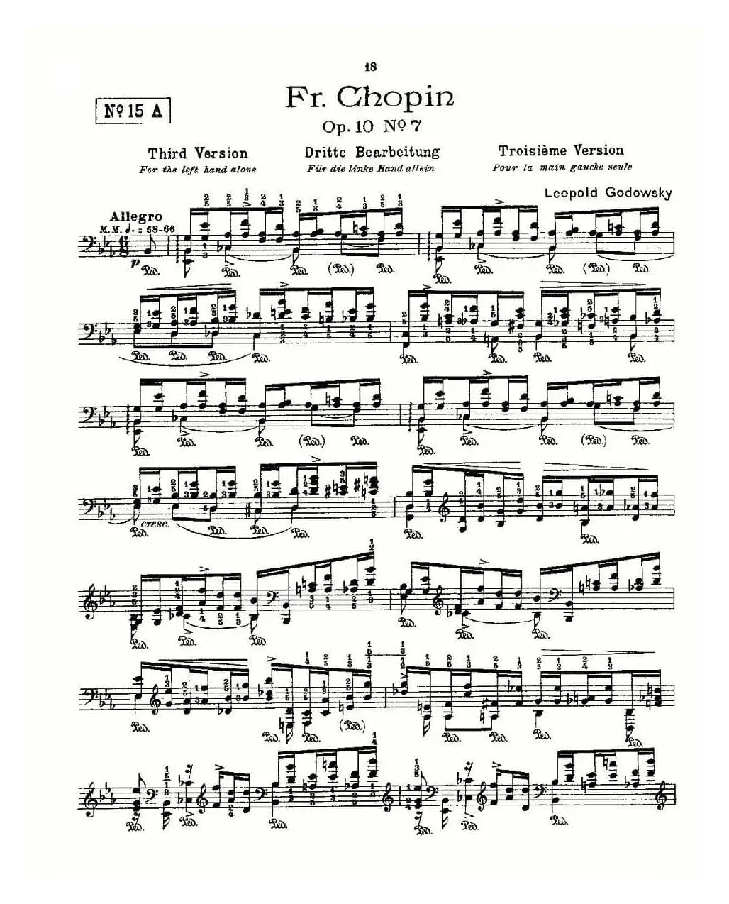 肖邦《练习曲》Fr.Chopin Op.10 No7-3