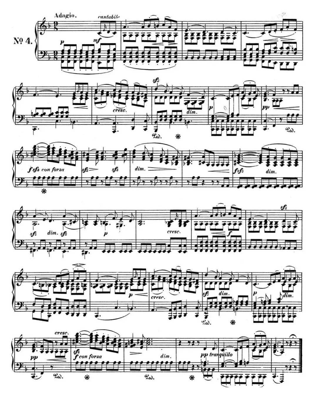 门德尔松无词歌Op.53（NO.4）