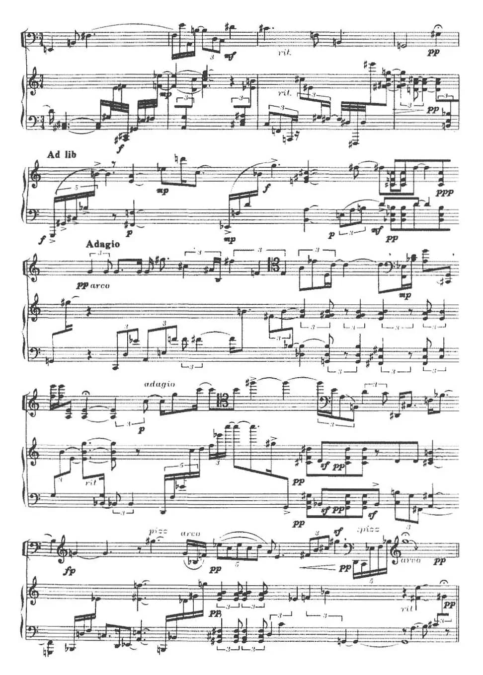 四题（大提琴+钢琴伴奏）