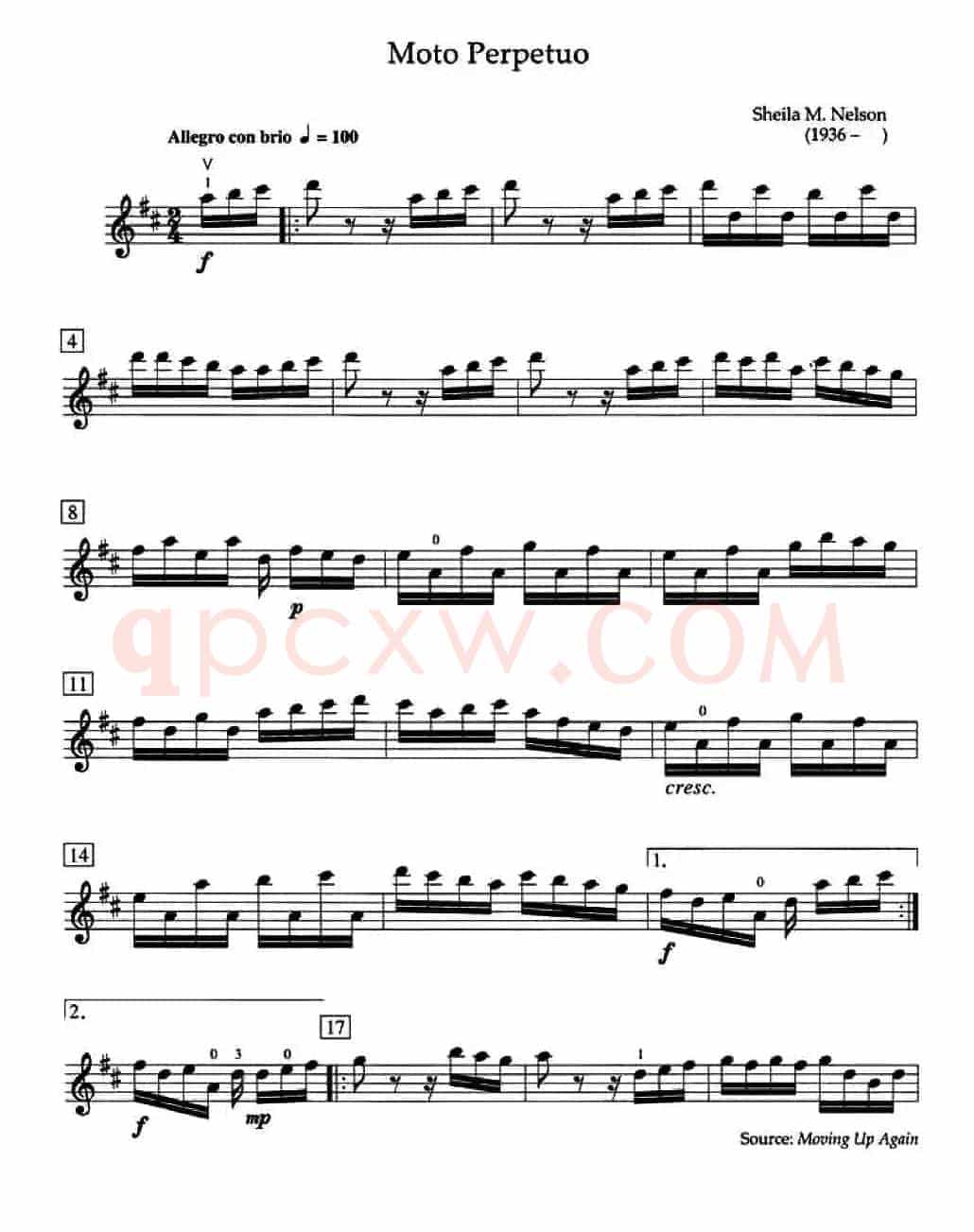 Moto Perpetuo （加拿大小提琴考级·第四级）