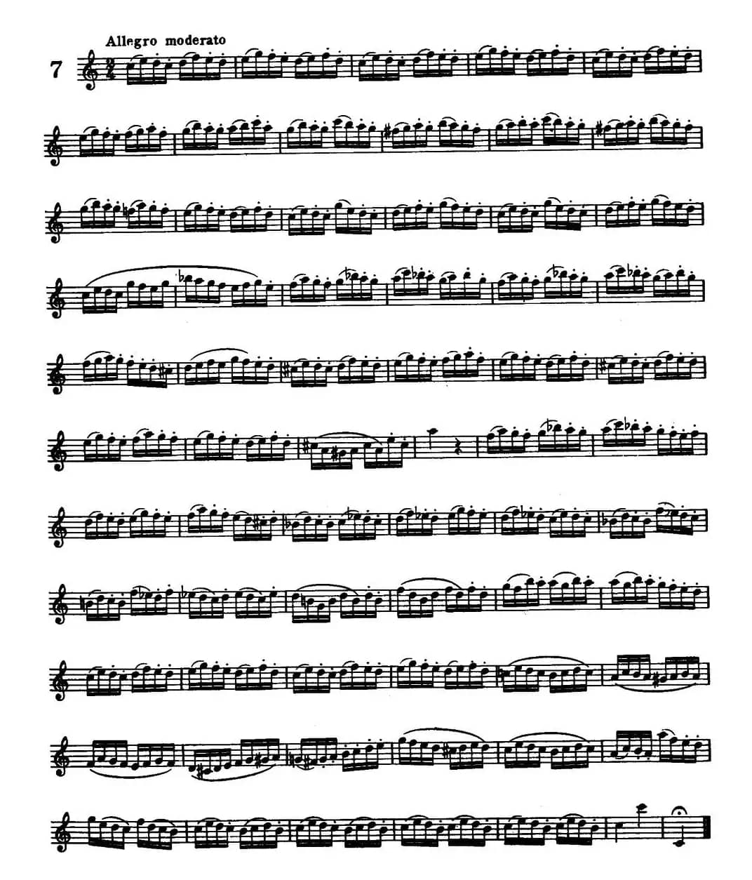 25 Daily Exercices for Saxophone（1—8）