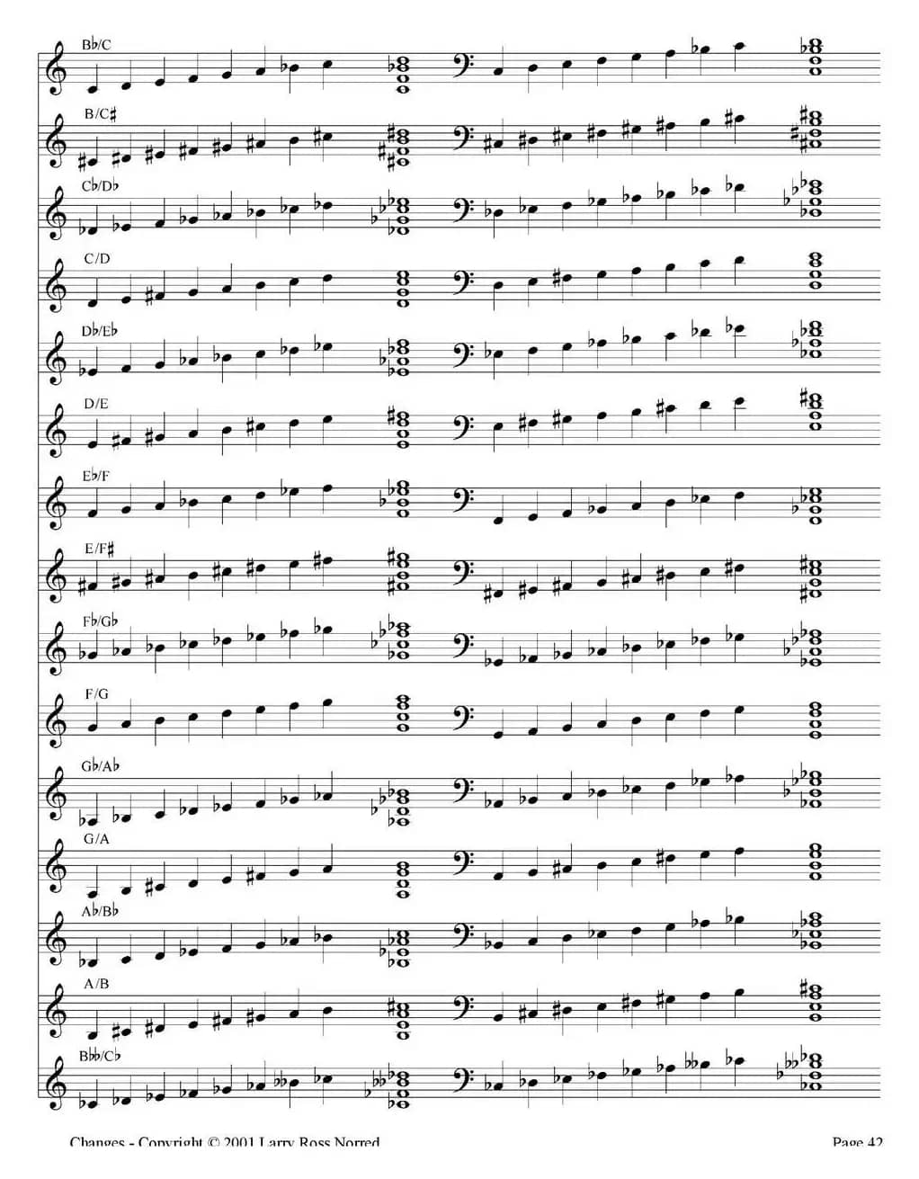 Changes（爵士乐和弦教材）（P41-60）