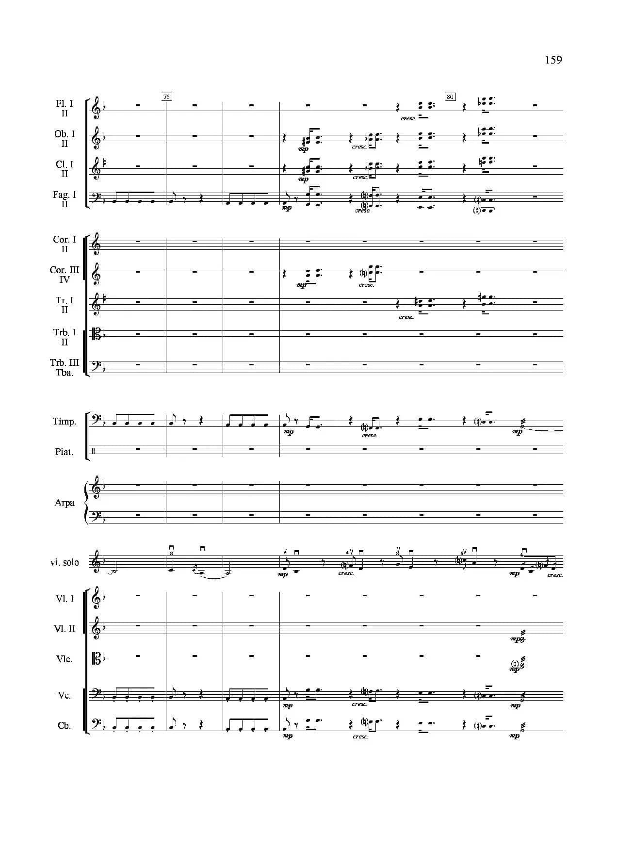 新生（小提琴协奏曲）（总谱）