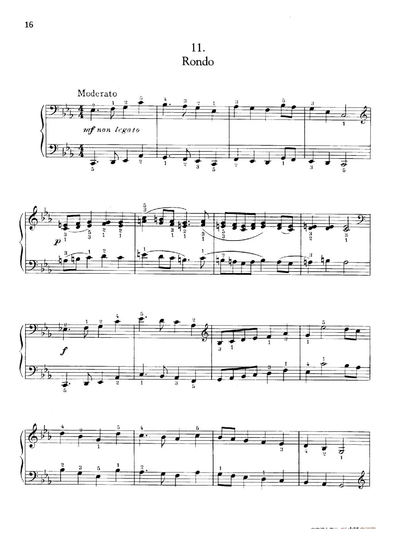 Thirty Pieces For Children Op.27（30首儿童钢琴曲 11—15）