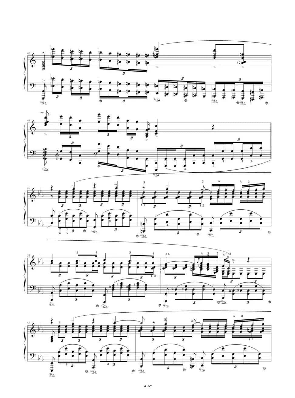 c小调夜曲，Op.48,No.1（肖邦第13号夜曲）