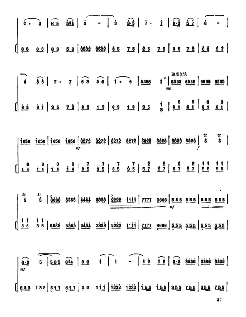 沿着社会主义大道奔前方（二胡+扬琴伴奏）