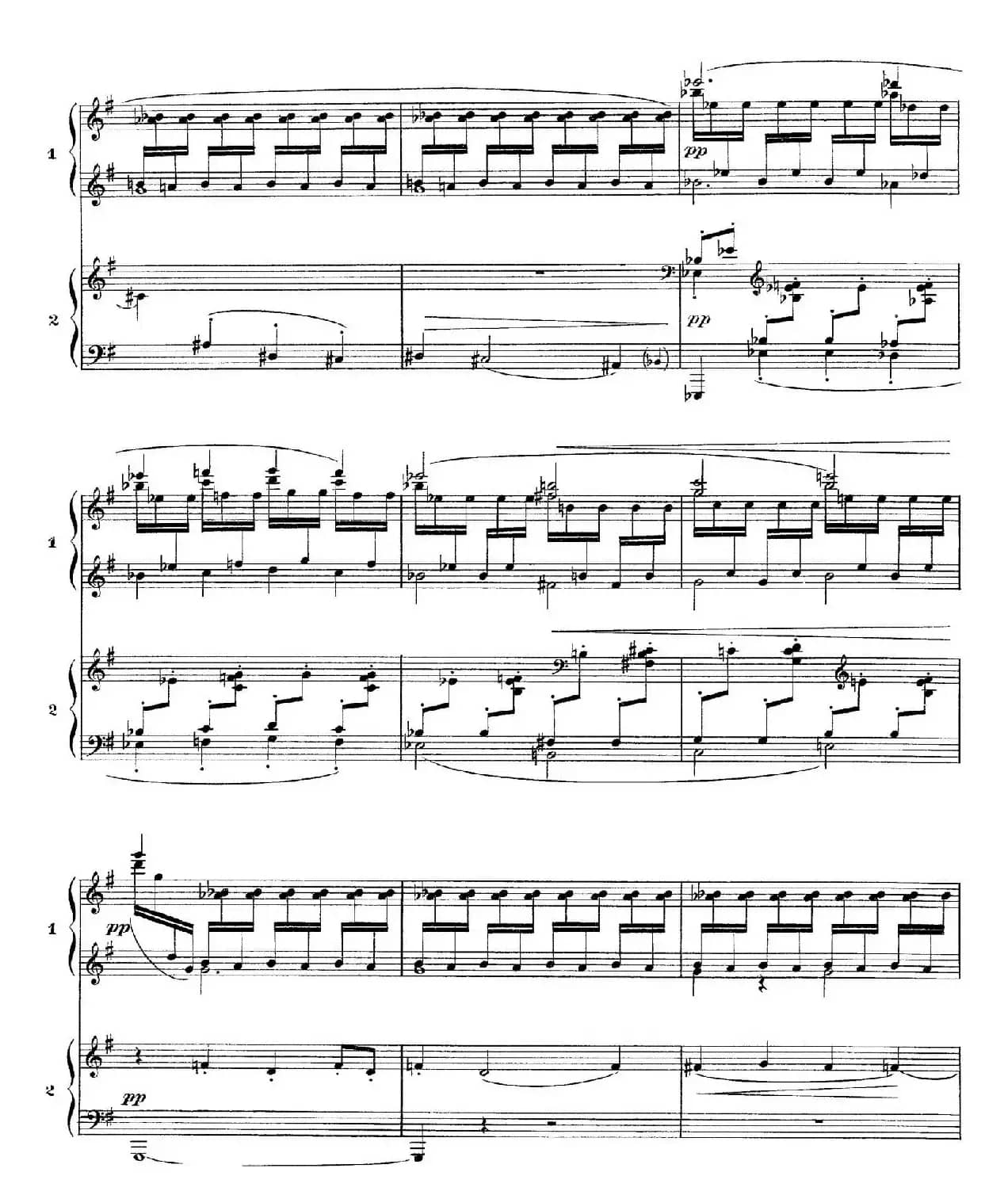 Six Epigraphes Antiques（6首古代墓志铭·四手联弹·Ⅵ）