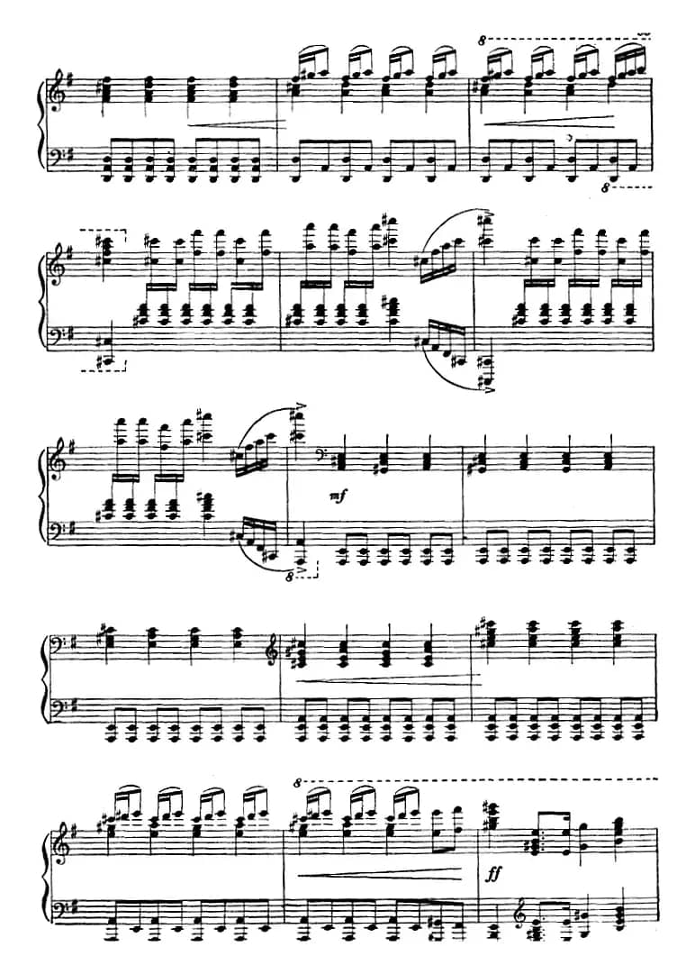 钢琴独奏·革命现代舞剧《红色娘子军》组曲（7．奋勇前进）