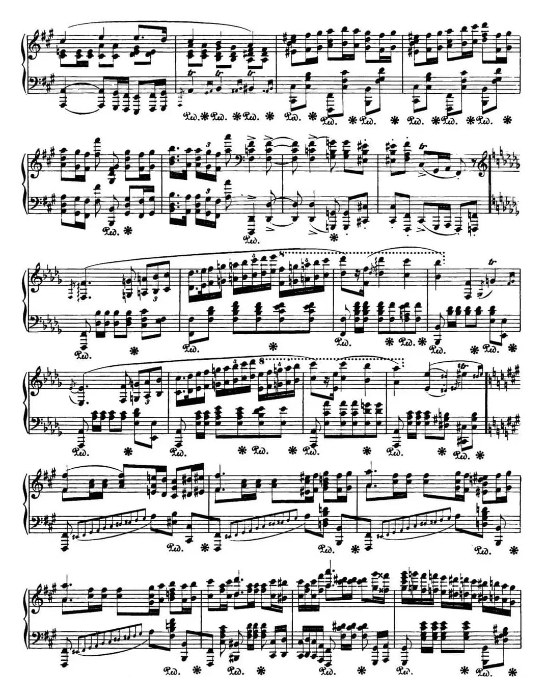 肖邦 波兰舞曲 Op.44 升f小调 Polonaise