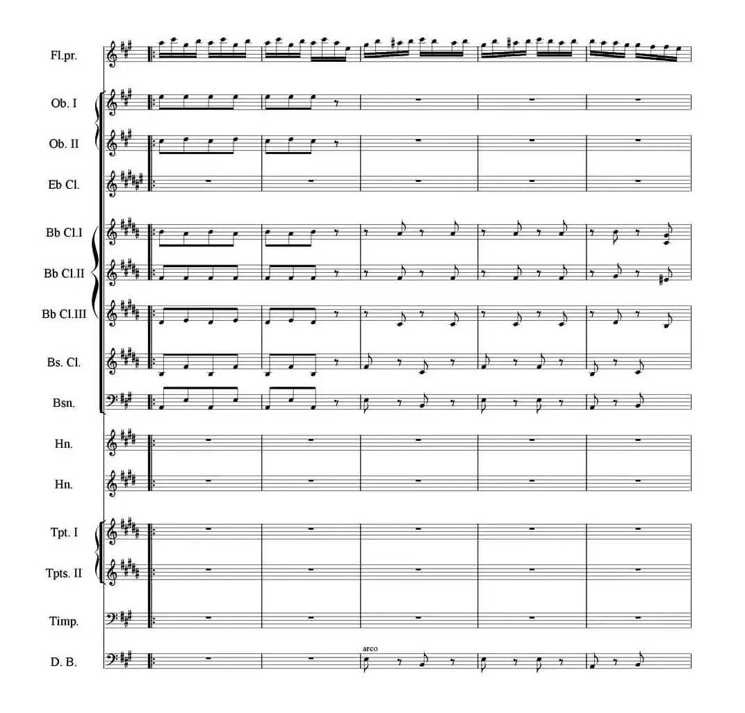 流浪者之歌（长笛与管乐队）