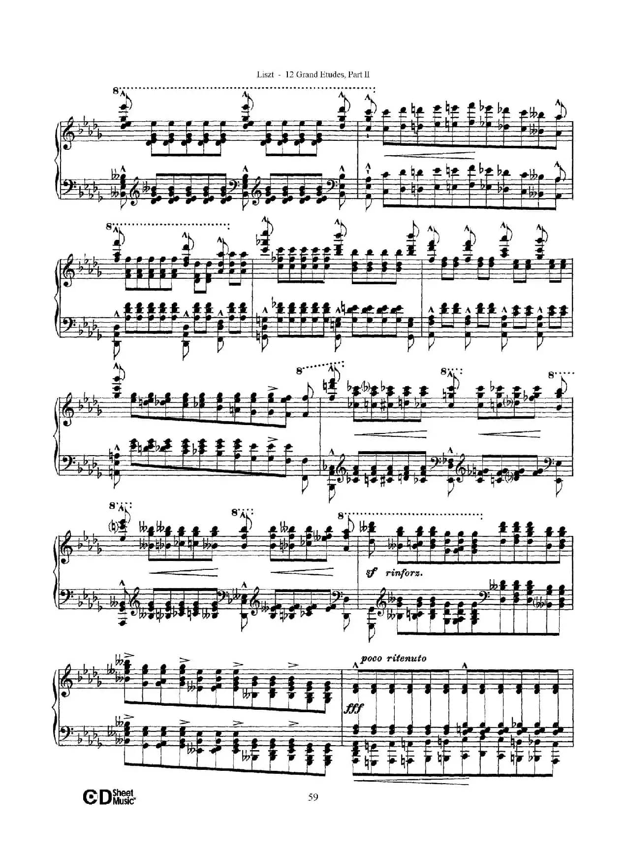 12 Grand Etudes S.137（12首华丽的练习曲·11）