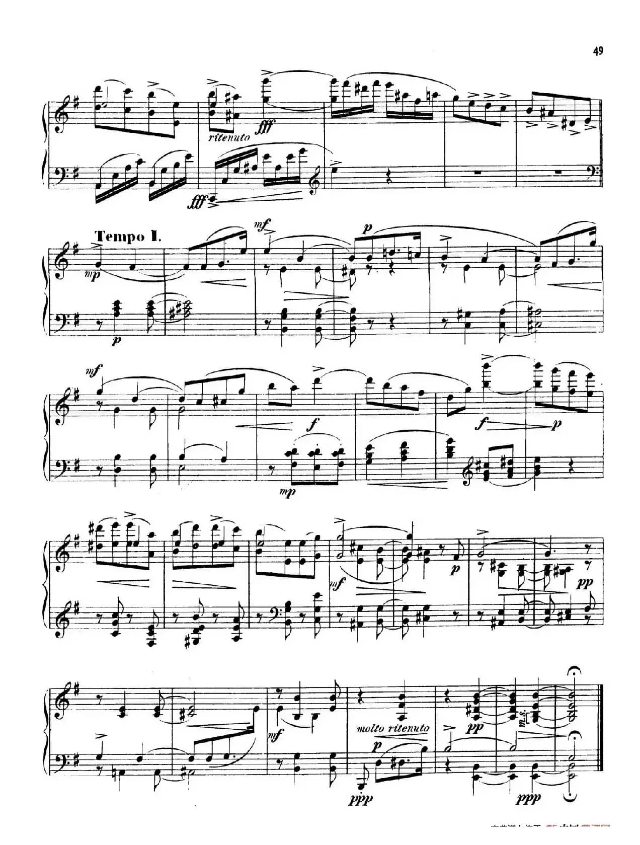 24 Characteristic Pieces Op.36（24首性格小品·10）