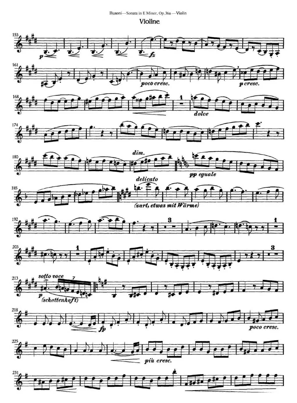 Violin Sonata No.2 in E Minor Op.36