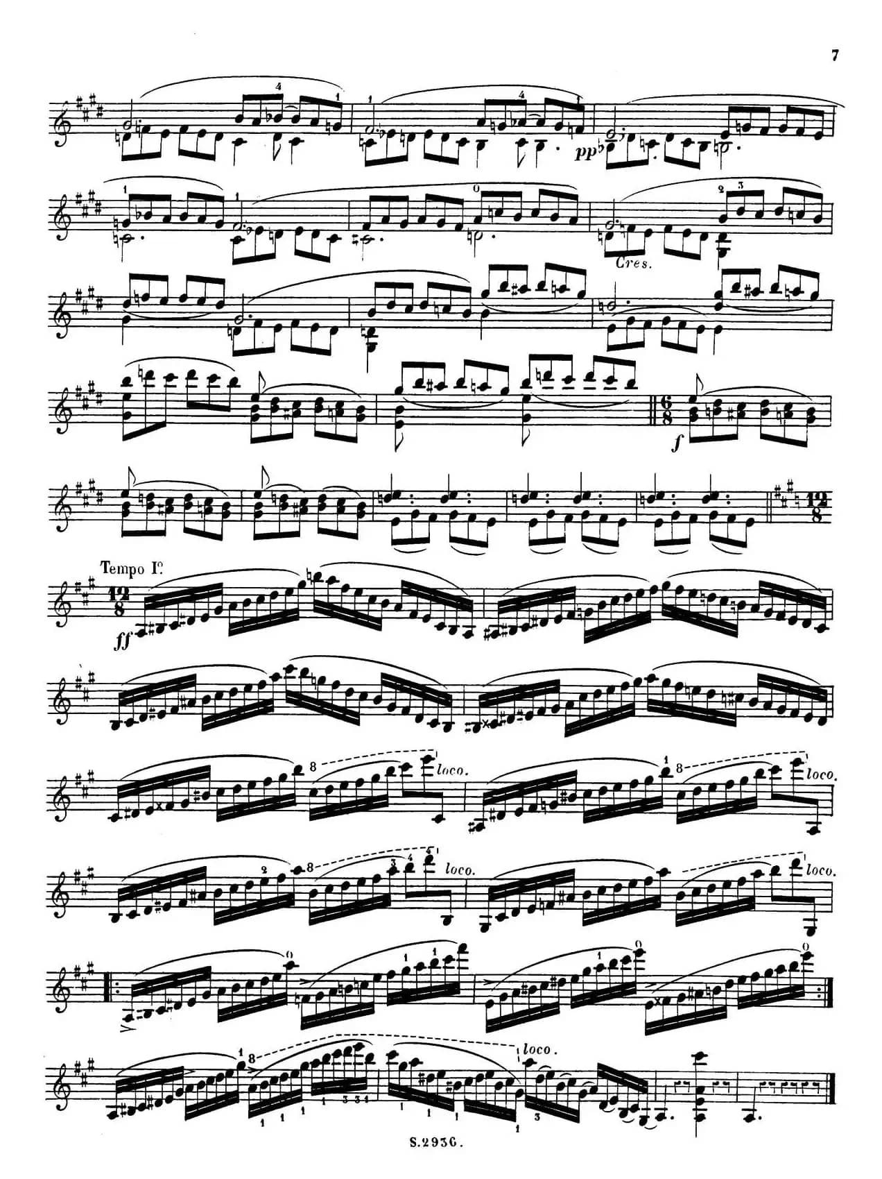 6首高级小提琴练习曲 Op.13（2）