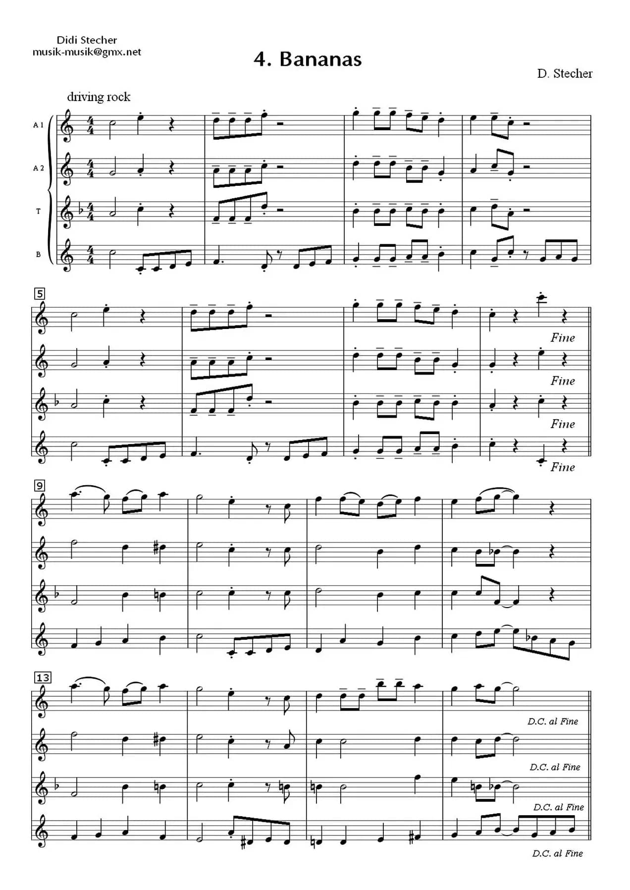 Bananas（四重奏）