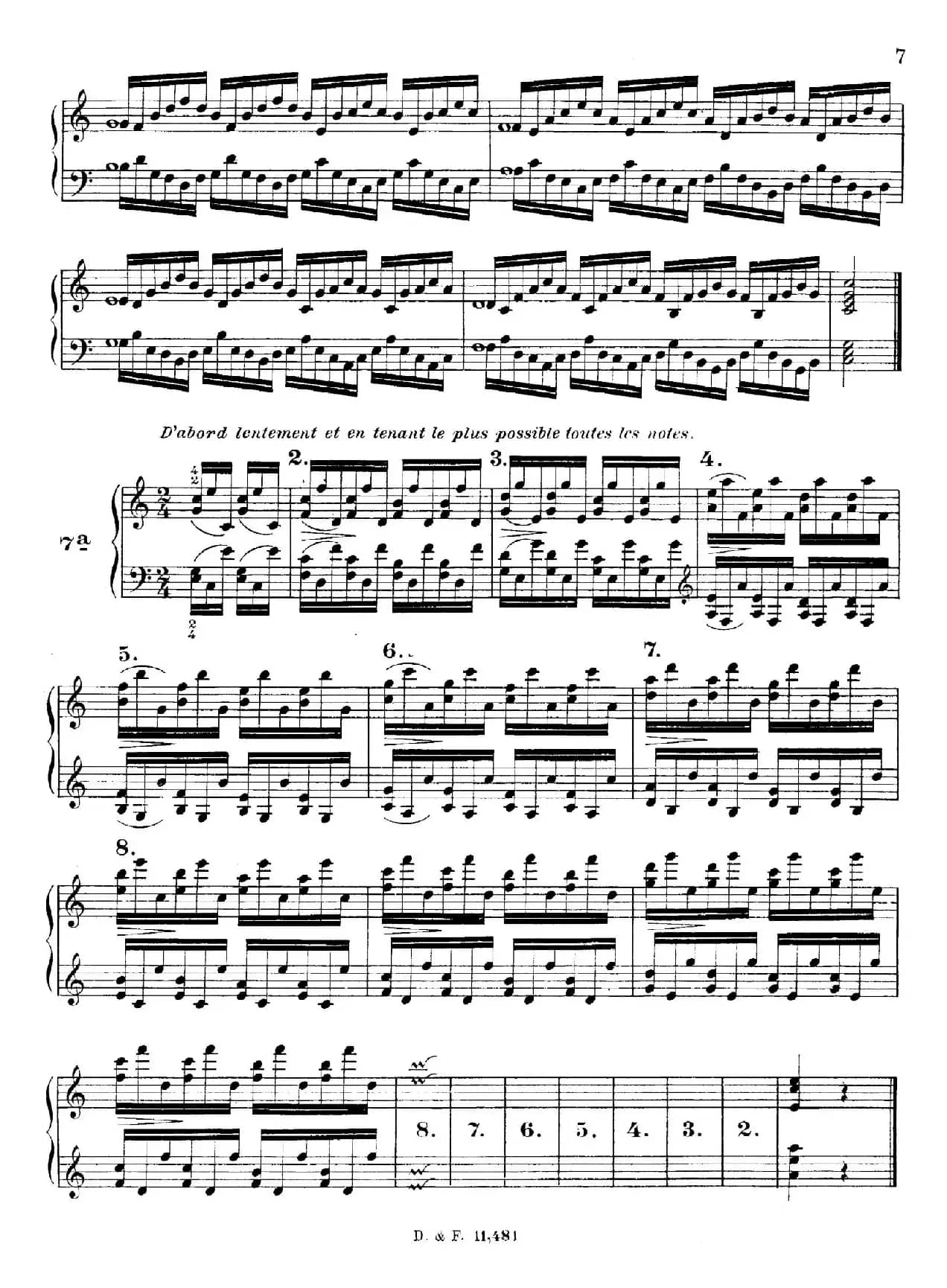 51 Exercises, WoO 6（51首钢琴练习 1—7）