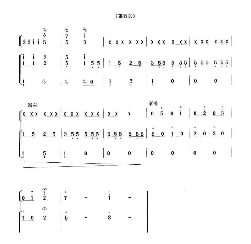 游击队歌（琵琶+古筝）