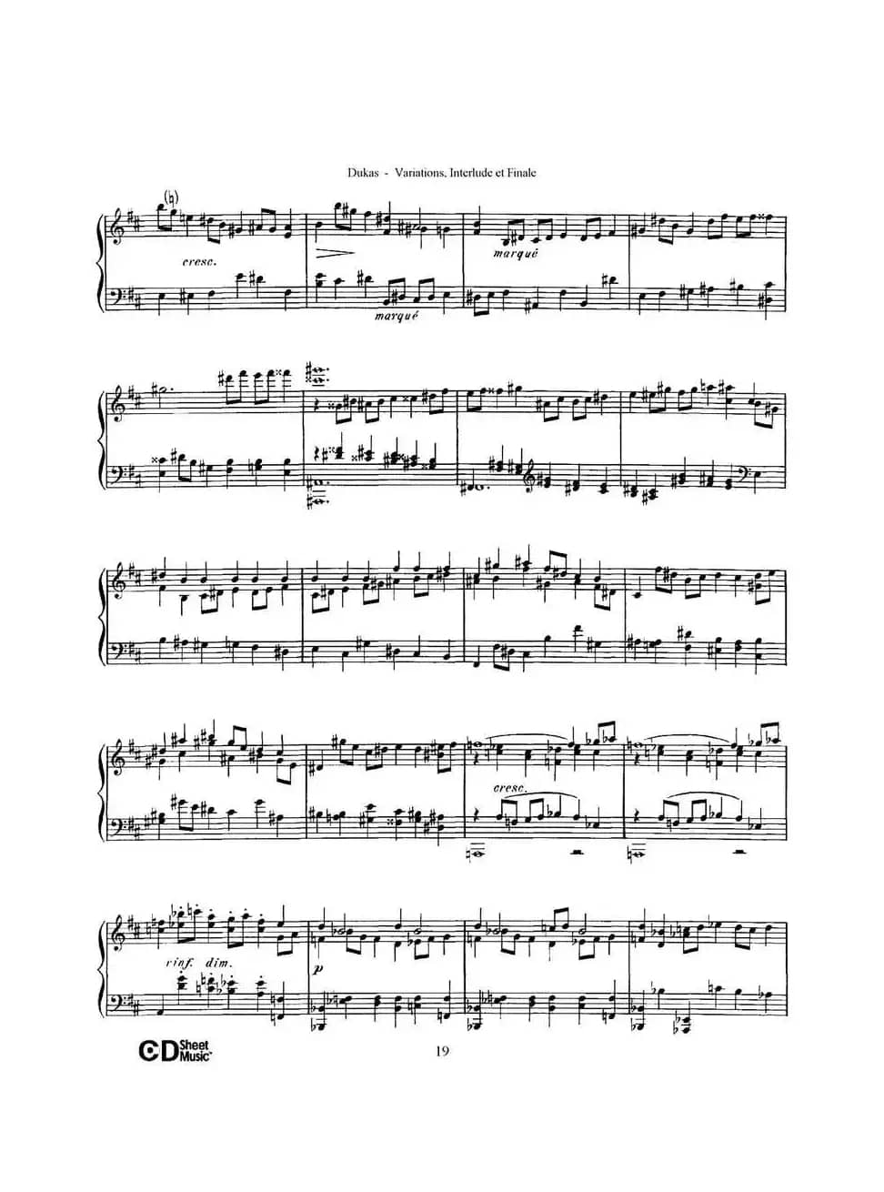 Variations, Interlude & Finale on theme de Rameau（拉摩主题变奏曲、间奏曲和终曲·第二部分）