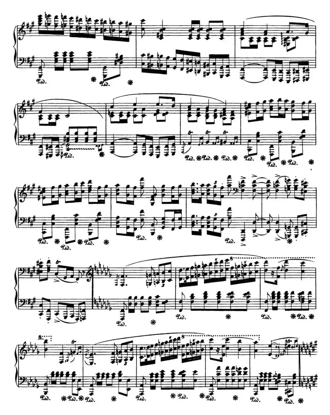 肖邦 波兰舞曲 Op.44 升f小调 Polonaise