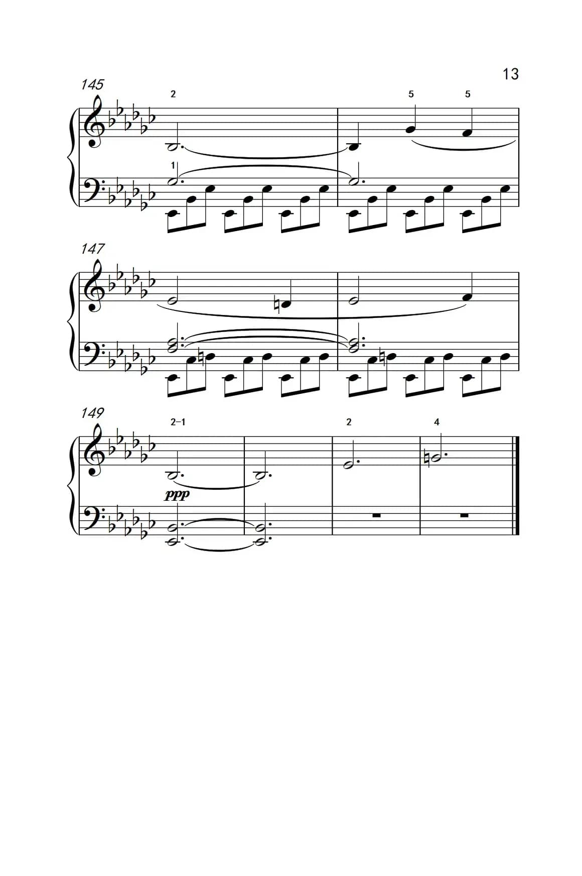 奏鸣曲 Opus 7 第三乐章（贝多芬奏鸣曲集 2）