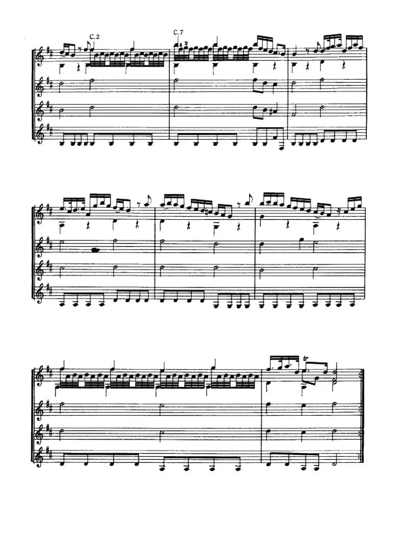 D大调协奏曲（古典吉他三重奏）