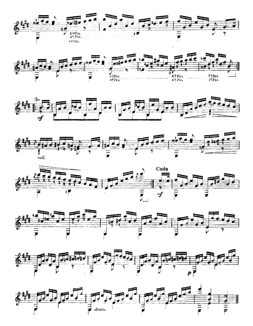 西班牙吉他独奏曲：五十首渐进练习曲